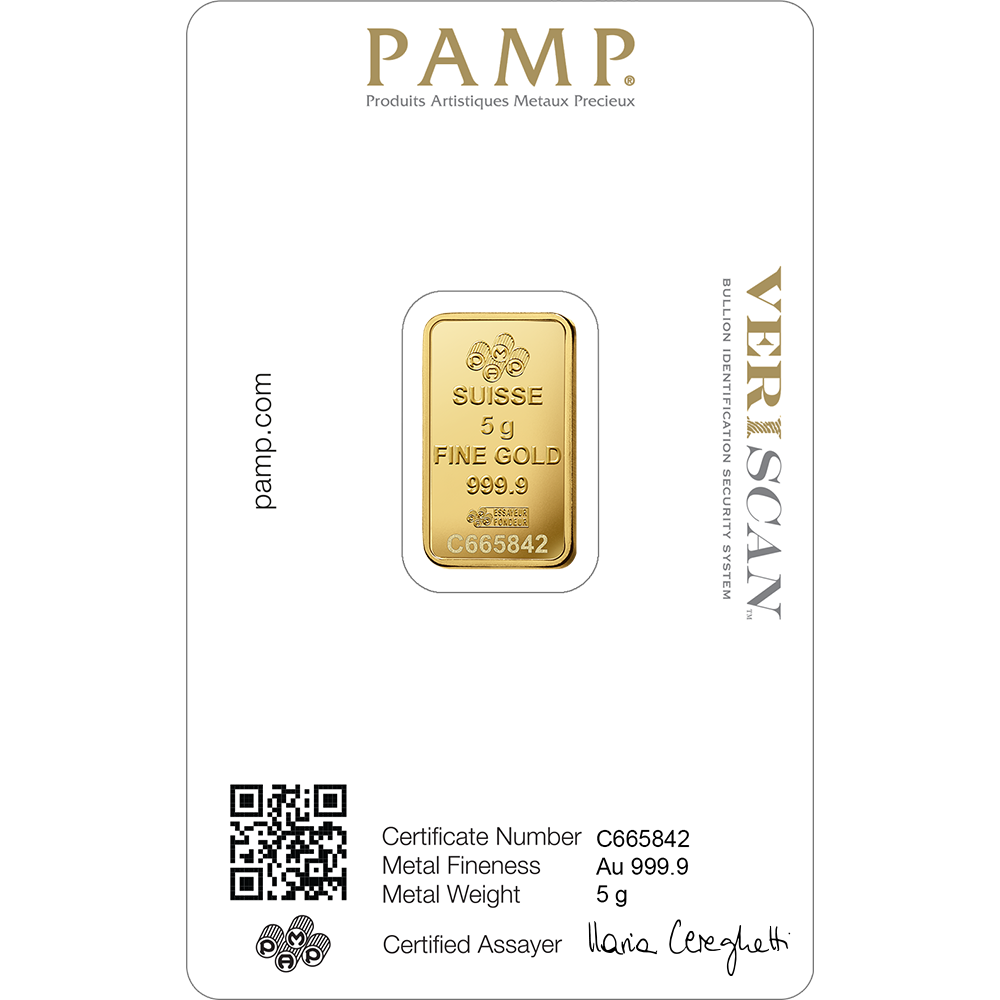 Lady Fortuna™ Gold Minted Bar - 5g
