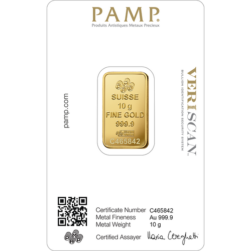 Lady Fortuna™ Gold Minted Bar - 10g