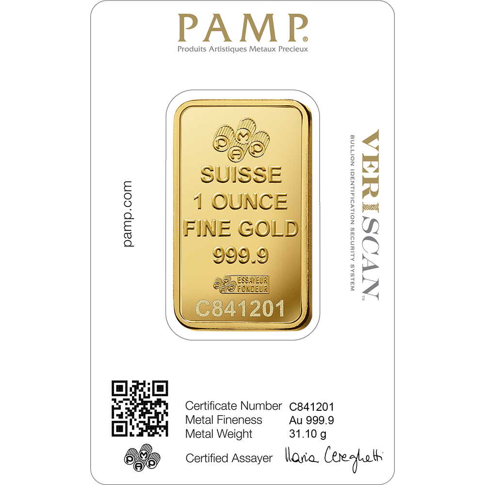 Lady Fortuna™ Gold Minted Bar - 31 g