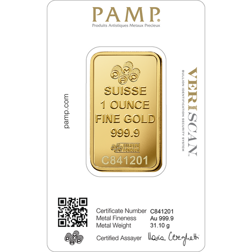 Lady Fortuna™ Gold Minted Bar - 31 g